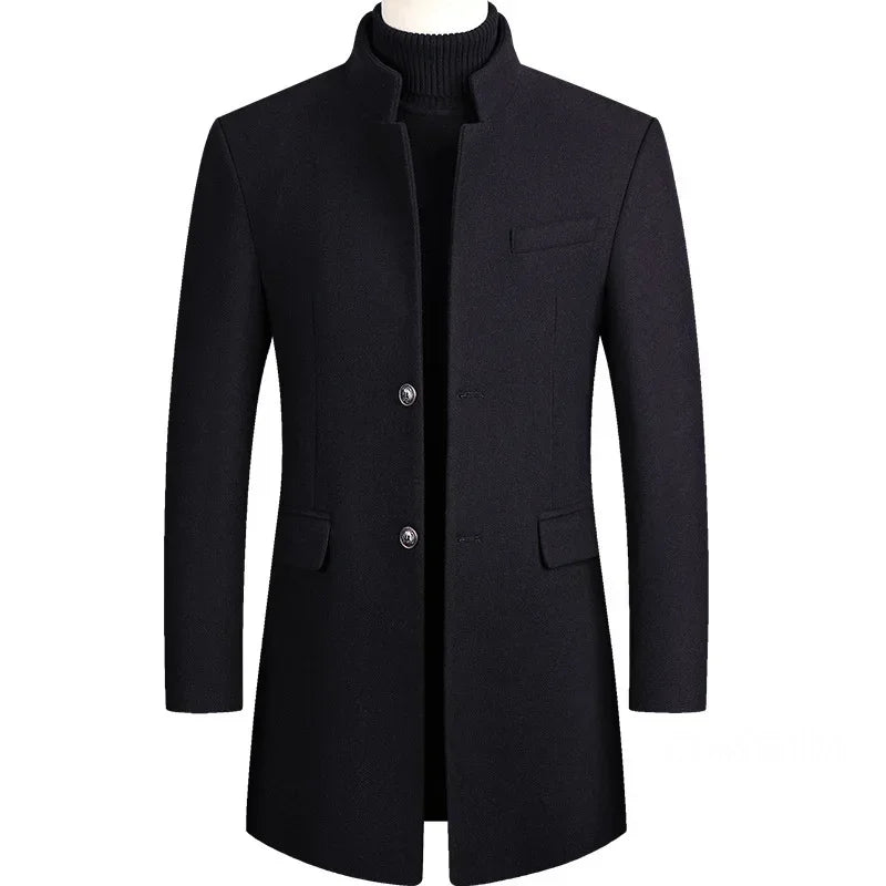 Laluna® | Kasjmier-wollen heren trenchcoat