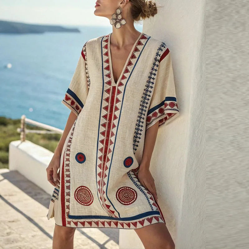Marit - Elegante Strandjurk voor een Zomerse Stijl
