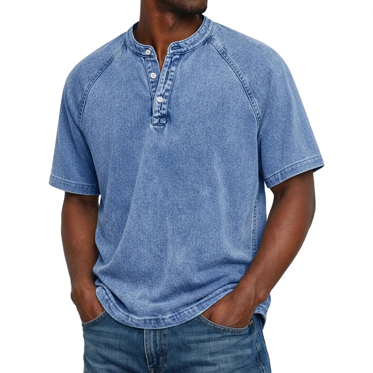 Laluna® | Vintage Shirt Met Knopen
