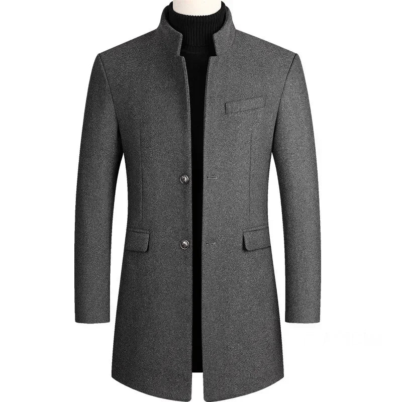 Laluna® | Kasjmier-wollen heren trenchcoat