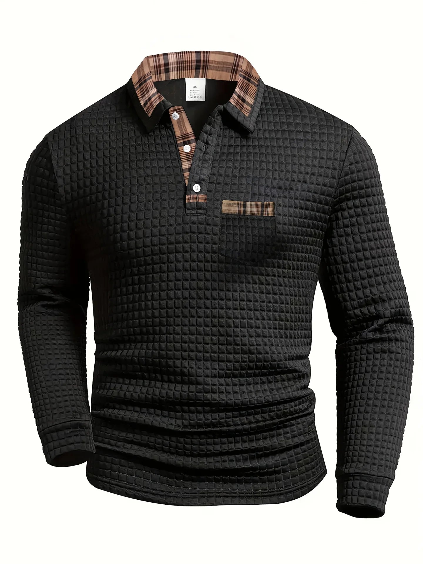 Laluna® |  Polo Shirt met Gestreept Motief