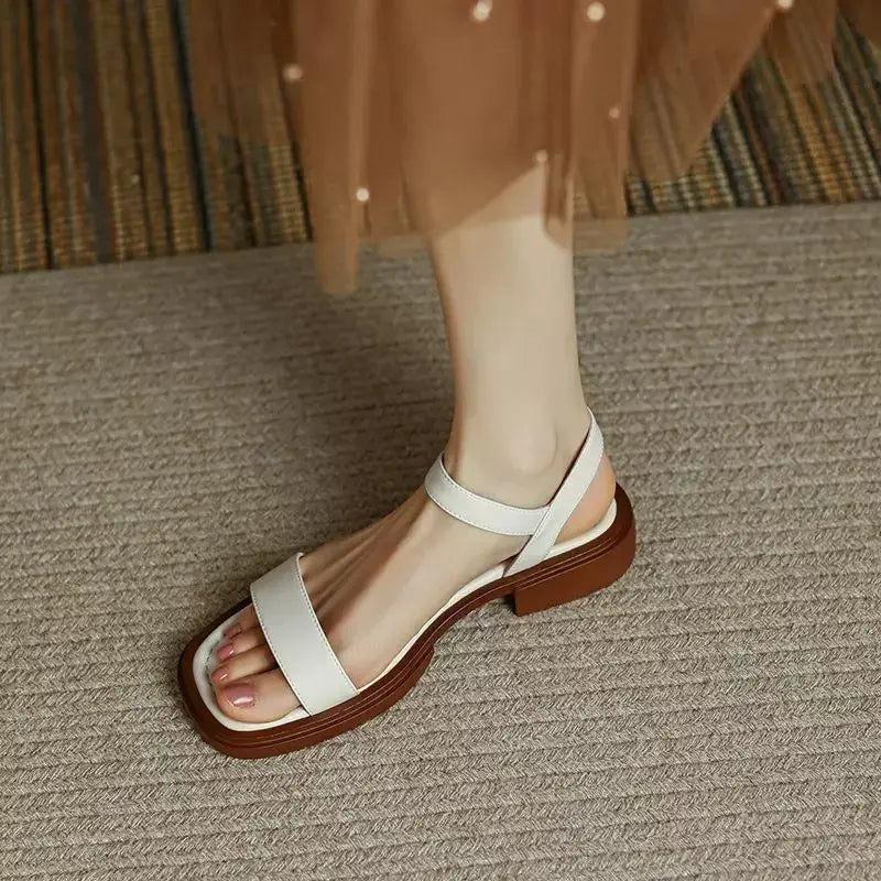 Laluna® | Zomerse Leren Sandalen