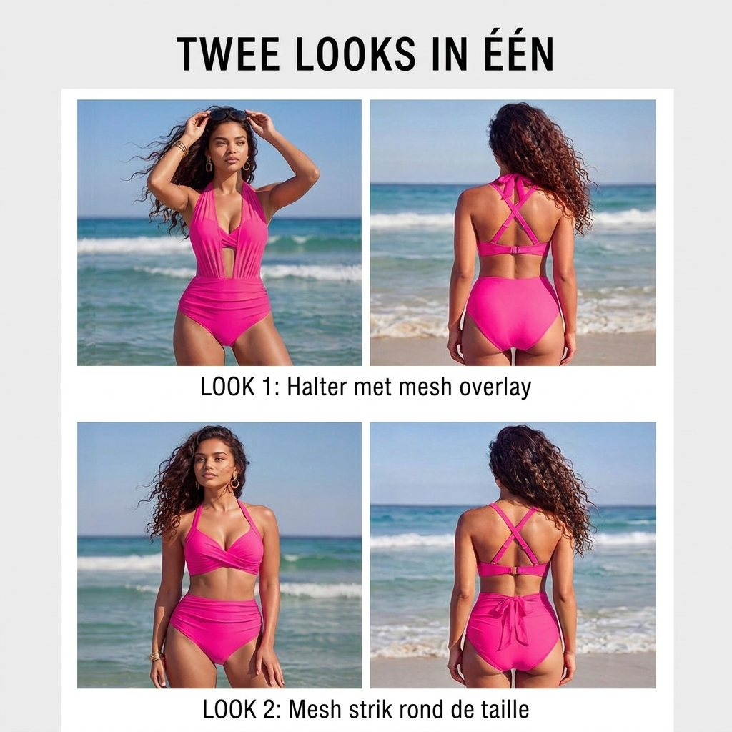 Laluna® | 2-in-1 Hoog Getailleerde Tummy Control Bikini