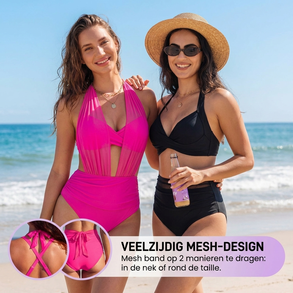 Laluna® | 2-in-1 Hoog Getailleerde Tummy Control Bikini
