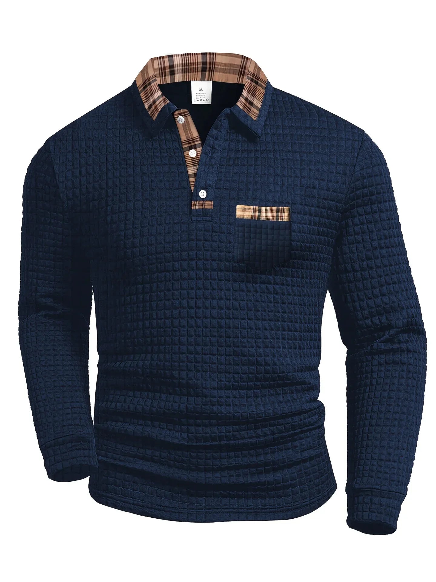 Laluna® |  Polo Shirt met Gestreept Motief