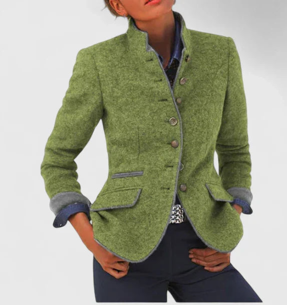 Laluna® | Elegant gestructureerd blazerjasje