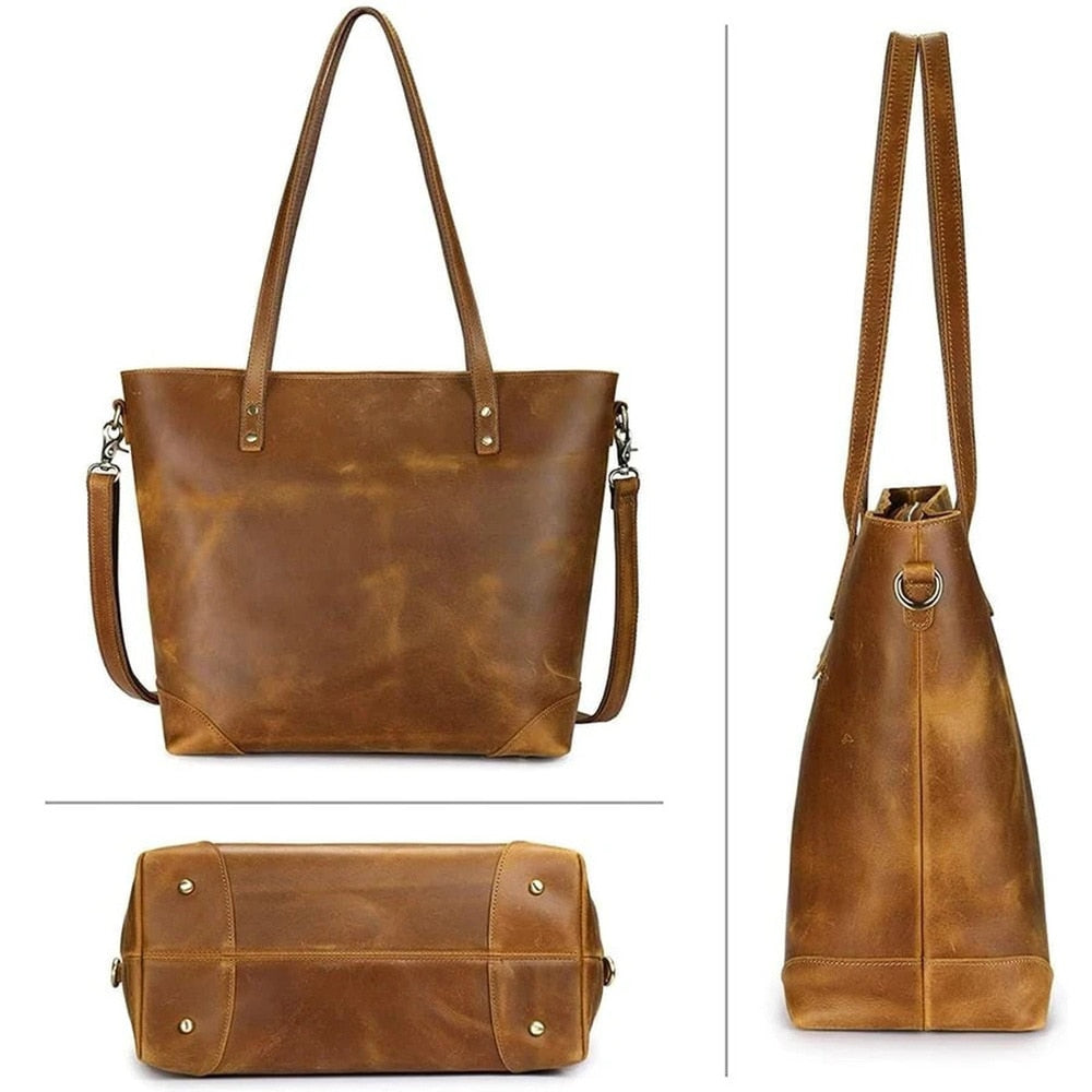 LALUNA® | VINTAGE LEREN TAS