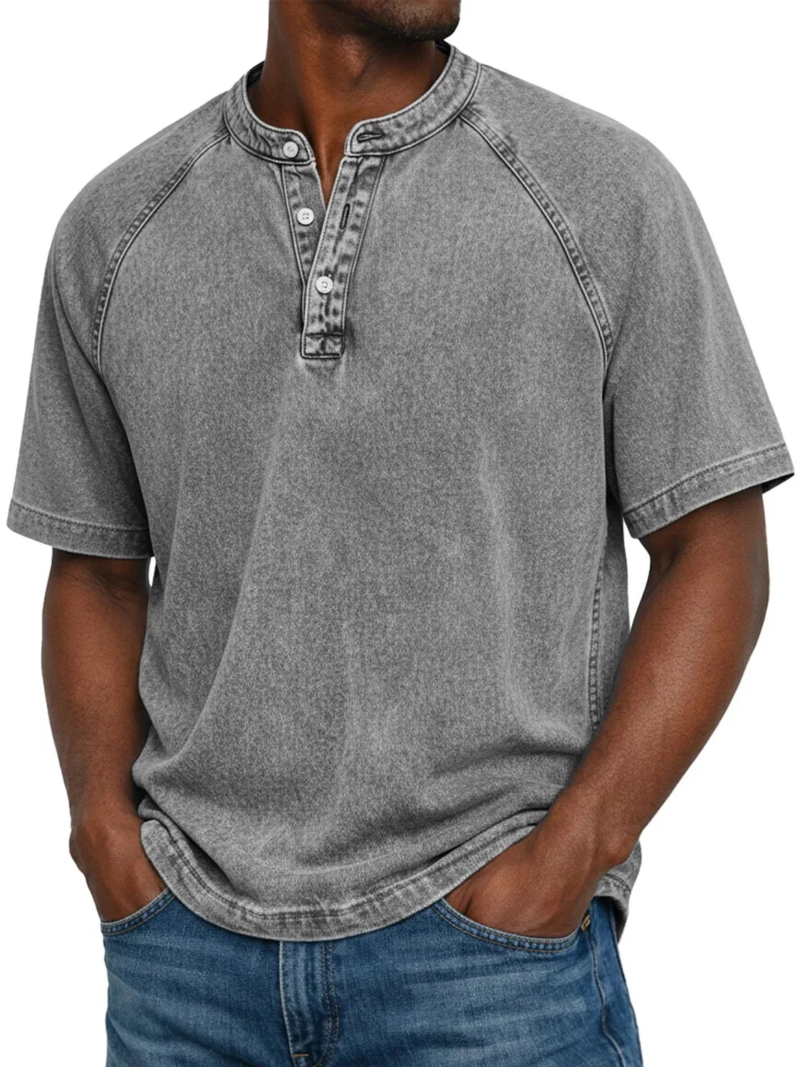 Laluna® | Vintage Shirt Met Knopen