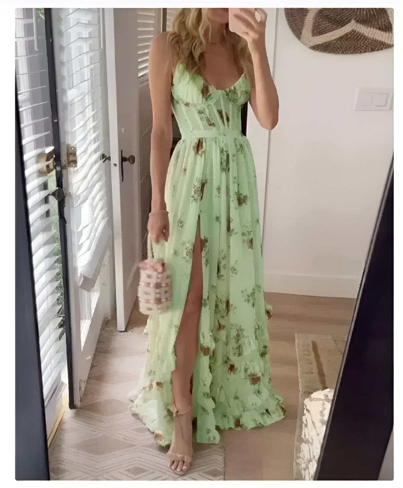 Laluna® | Lange jurk met bloemen
