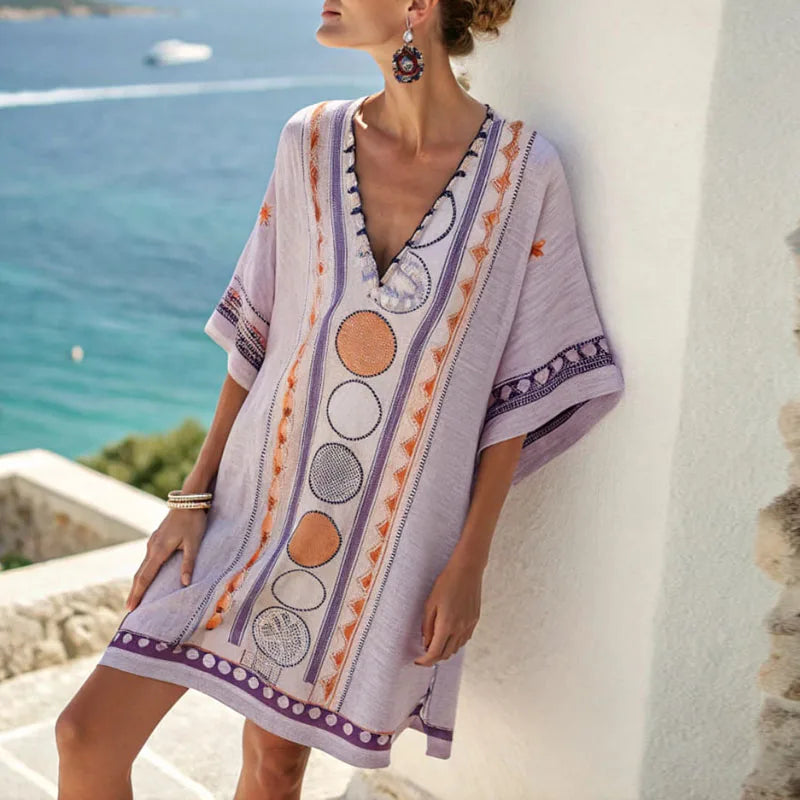 Esmee - Elegante en Comfortabele Strandjurk voor een Moeiteloze Stijl