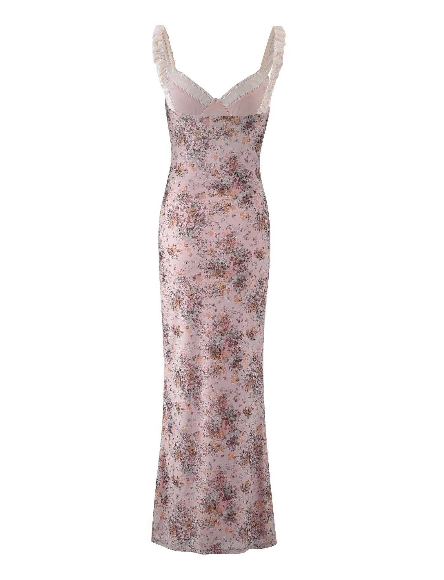 Laluna® | Roze Camouflage Bloemenjurk
