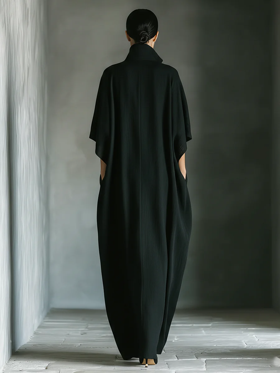 Alessandra • Lange oversized minimalistische jurk