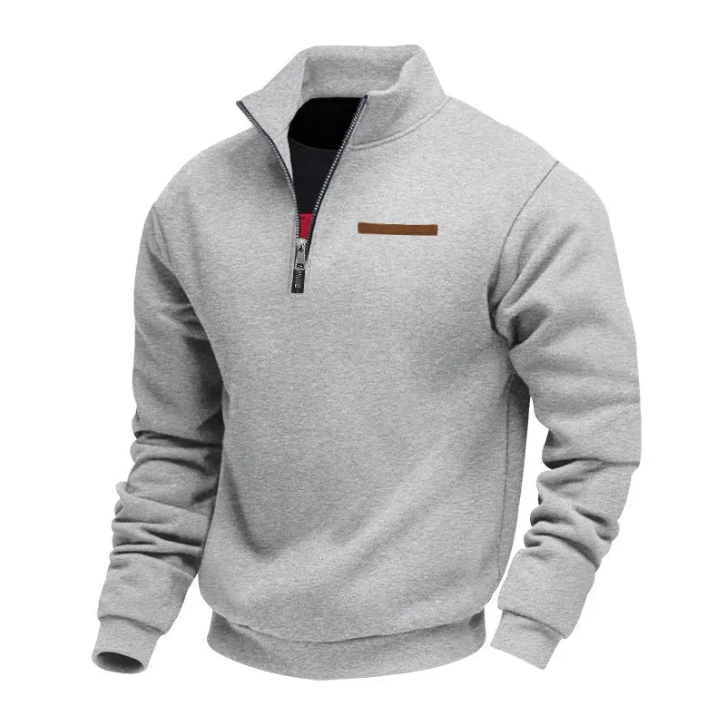 Casual fleece trui voor heren