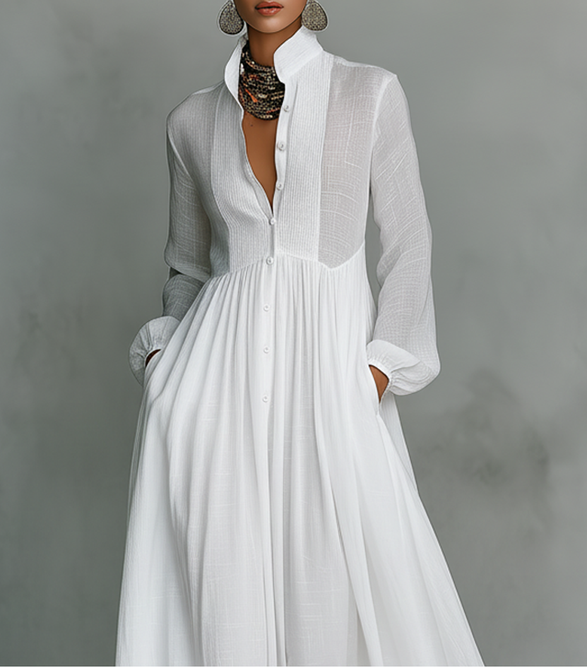 Alessia ∙ Maxi minimalistische jurk