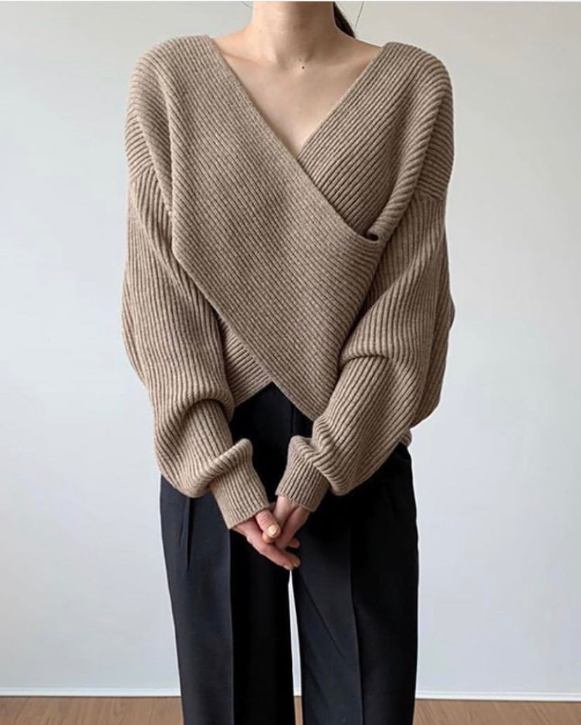 Laluna® | Elegante kruisgebreide trui
