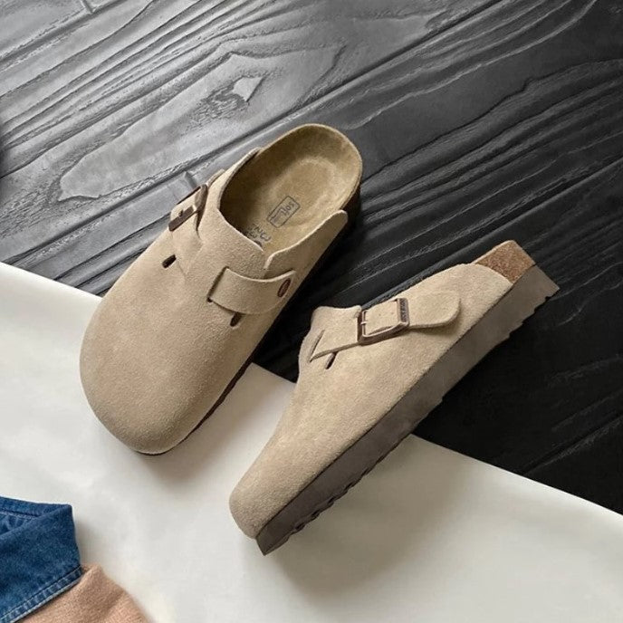 Premium Unisex Leren Boston-Sandalen: Stijl En Kwaliteit In Één