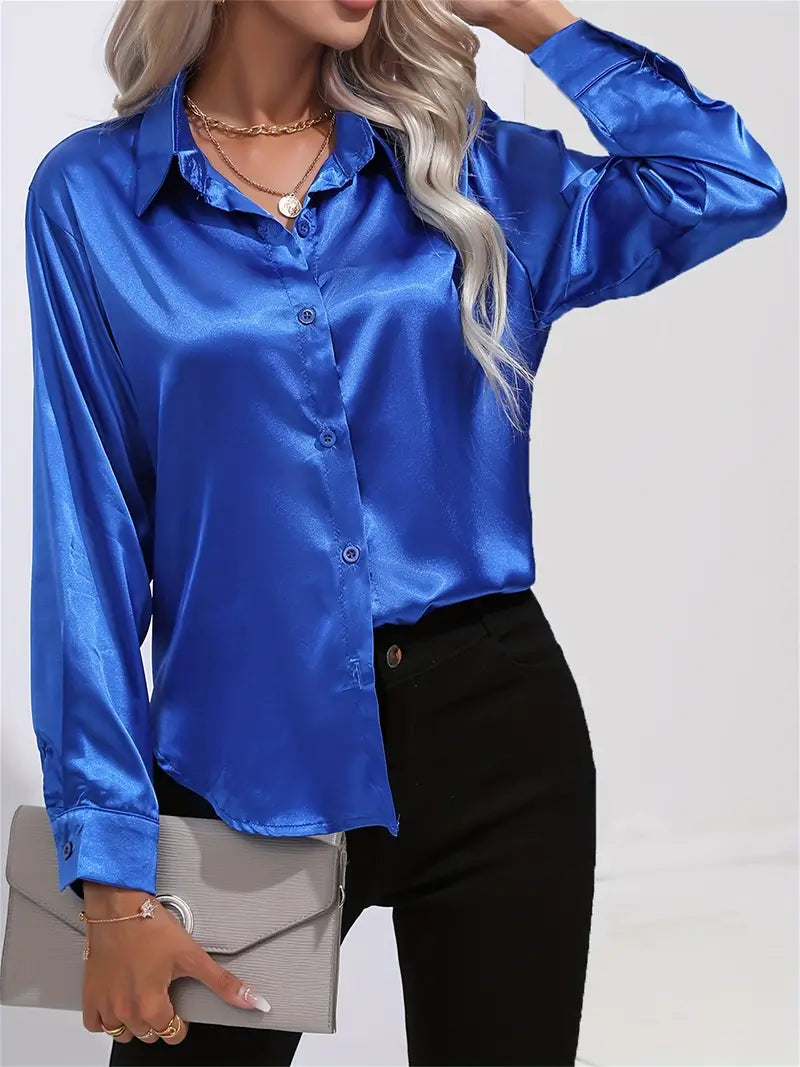 LALUNA® | SATIJNEN BLOUSE