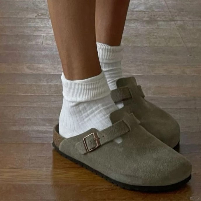 Premium Unisex Leren Boston-Sandalen: Stijl En Kwaliteit In Één