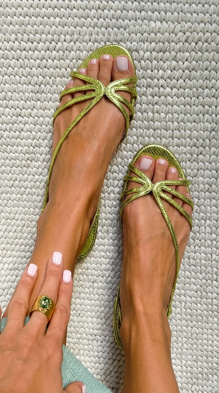 Serafina | Gouden Zomerse Sandalen