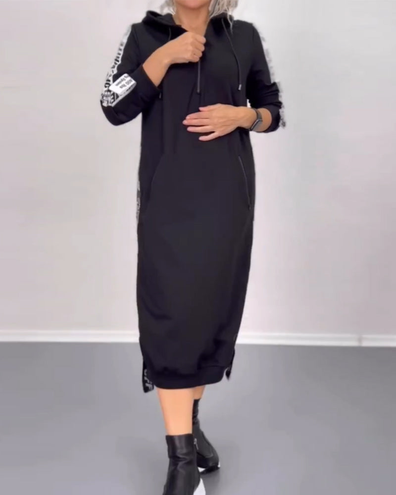 Laluna® | Vrijetijdskleed met ritssluiting en capuchon