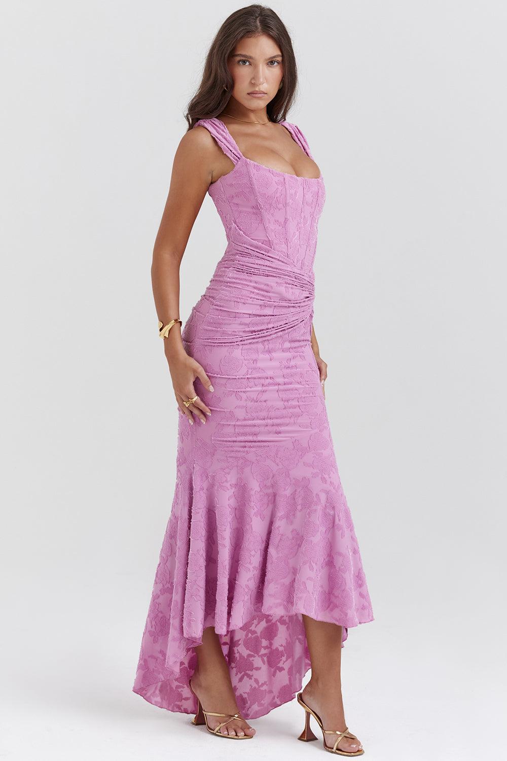Laluna® | Getextureerd Maxi Jurk