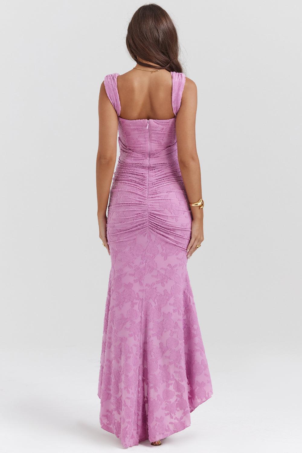 Laluna® | Getextureerd Maxi Jurk