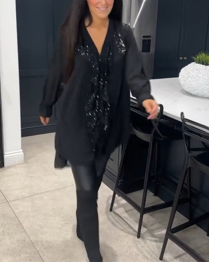 Laluna® | Stijlvolle Blouse met Ruffles