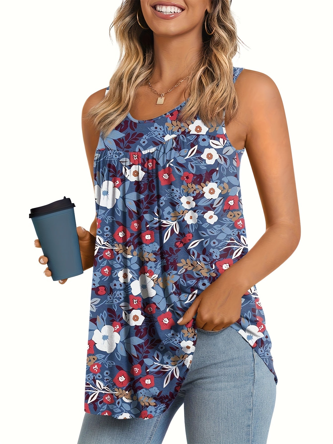 Laluna® | Stijlvolle Hemd met Bloemenprint