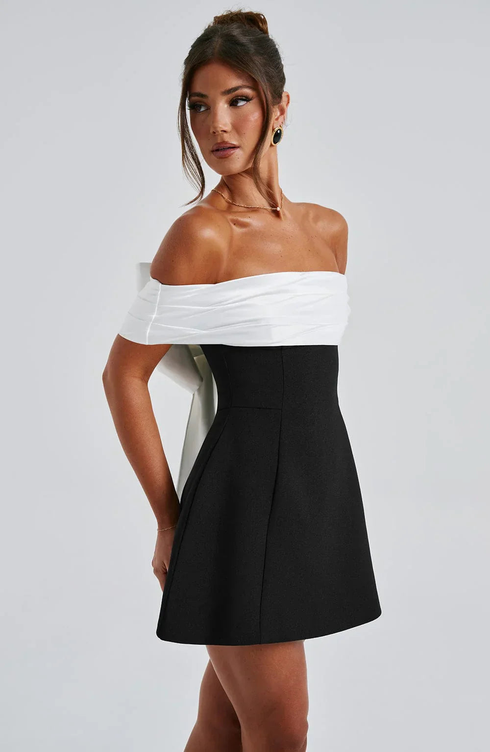Laluna® | Mini Dress - Black/White