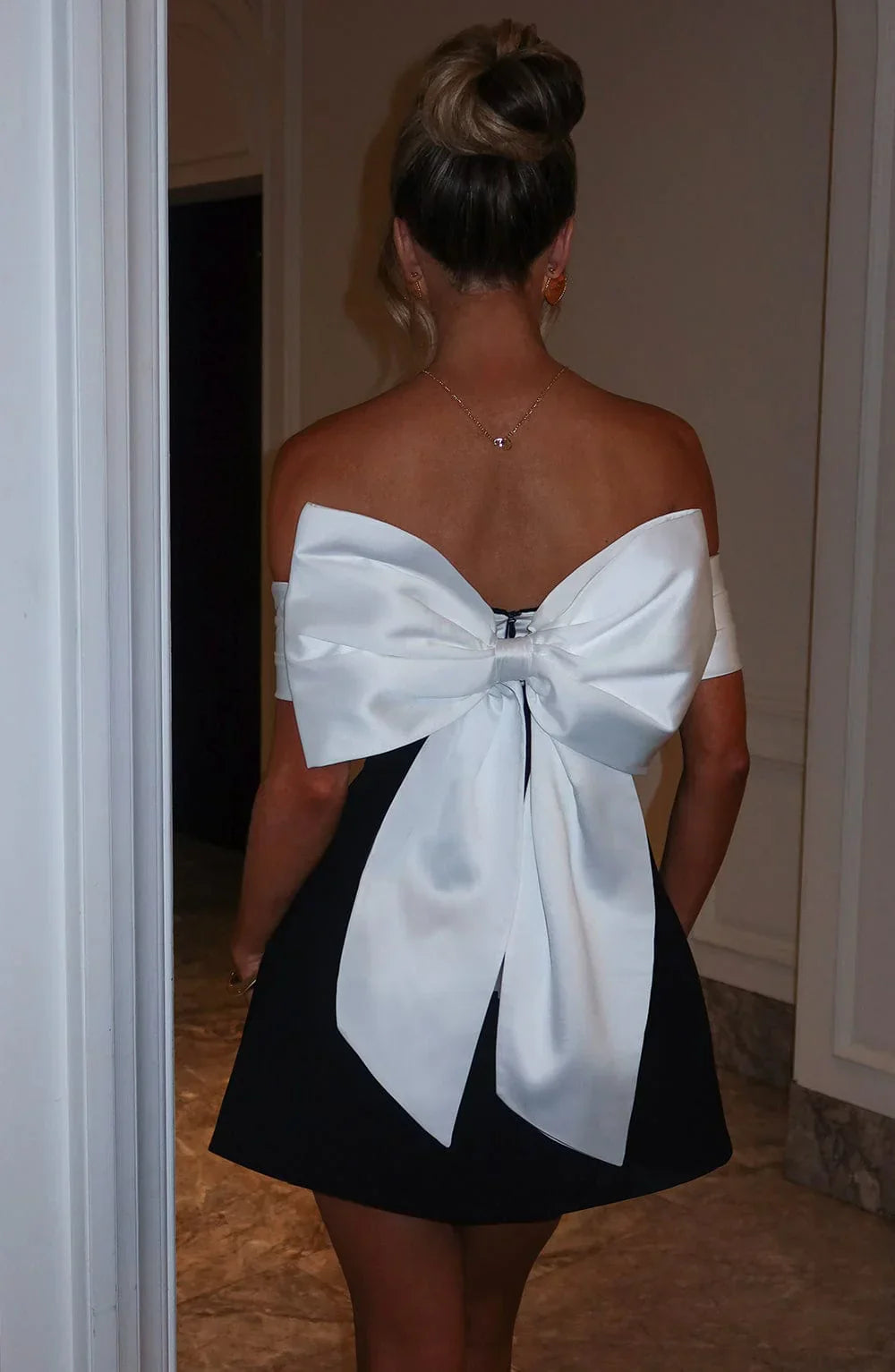 Laluna® | Mini Dress - Black/White