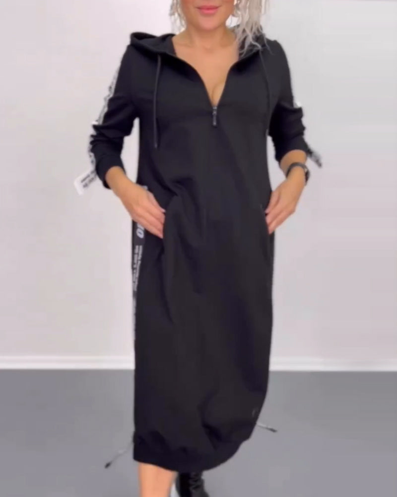 Laluna® | Vrijetijdskleed met ritssluiting en capuchon