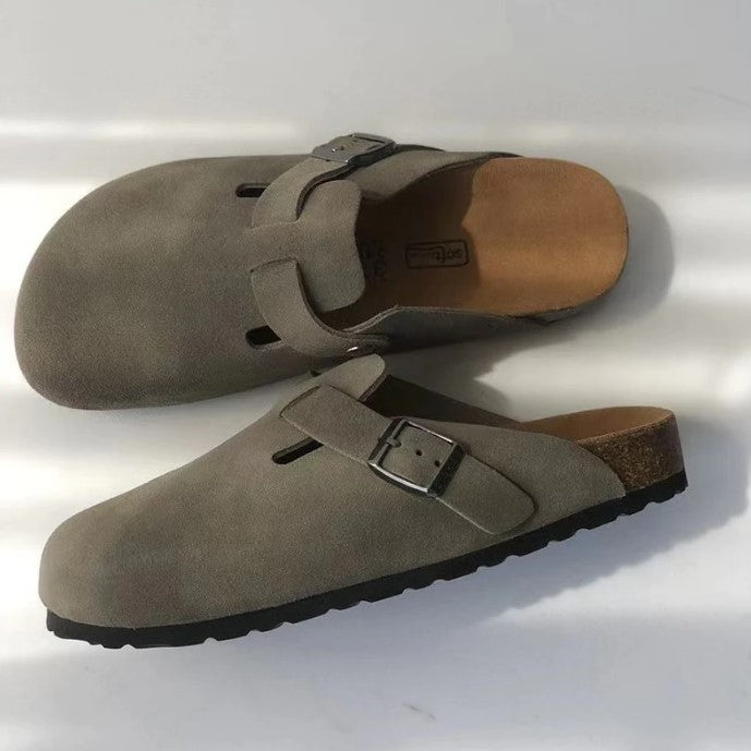 Premium Unisex Leren Boston-Sandalen: Stijl En Kwaliteit In Één