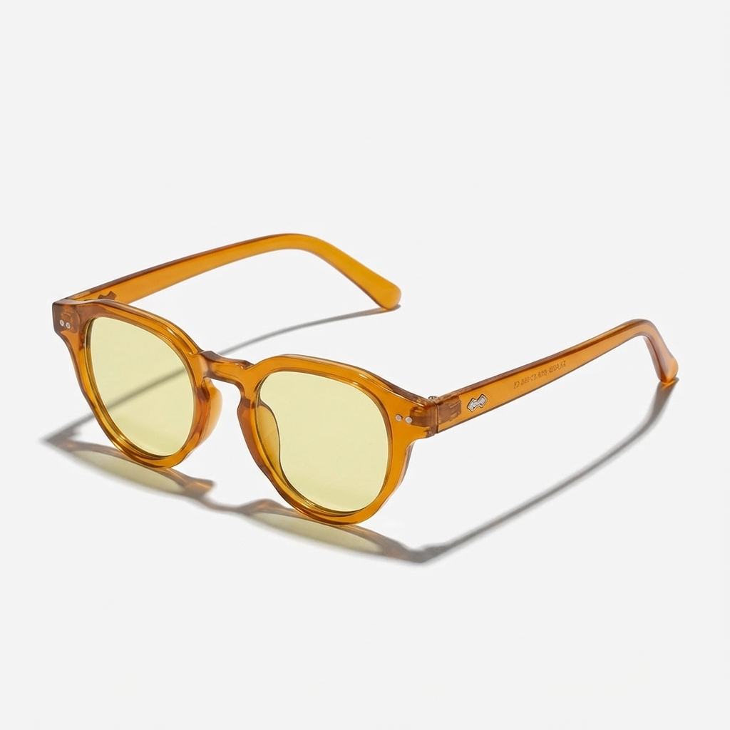 Vintage Ronde Zonnebril – Luxe Design