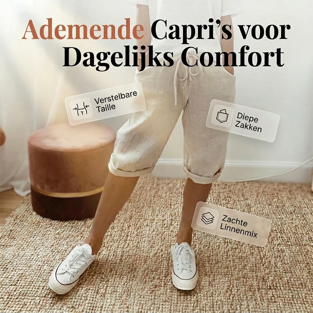 Laluna® | Katoen linnen Dames Shorts