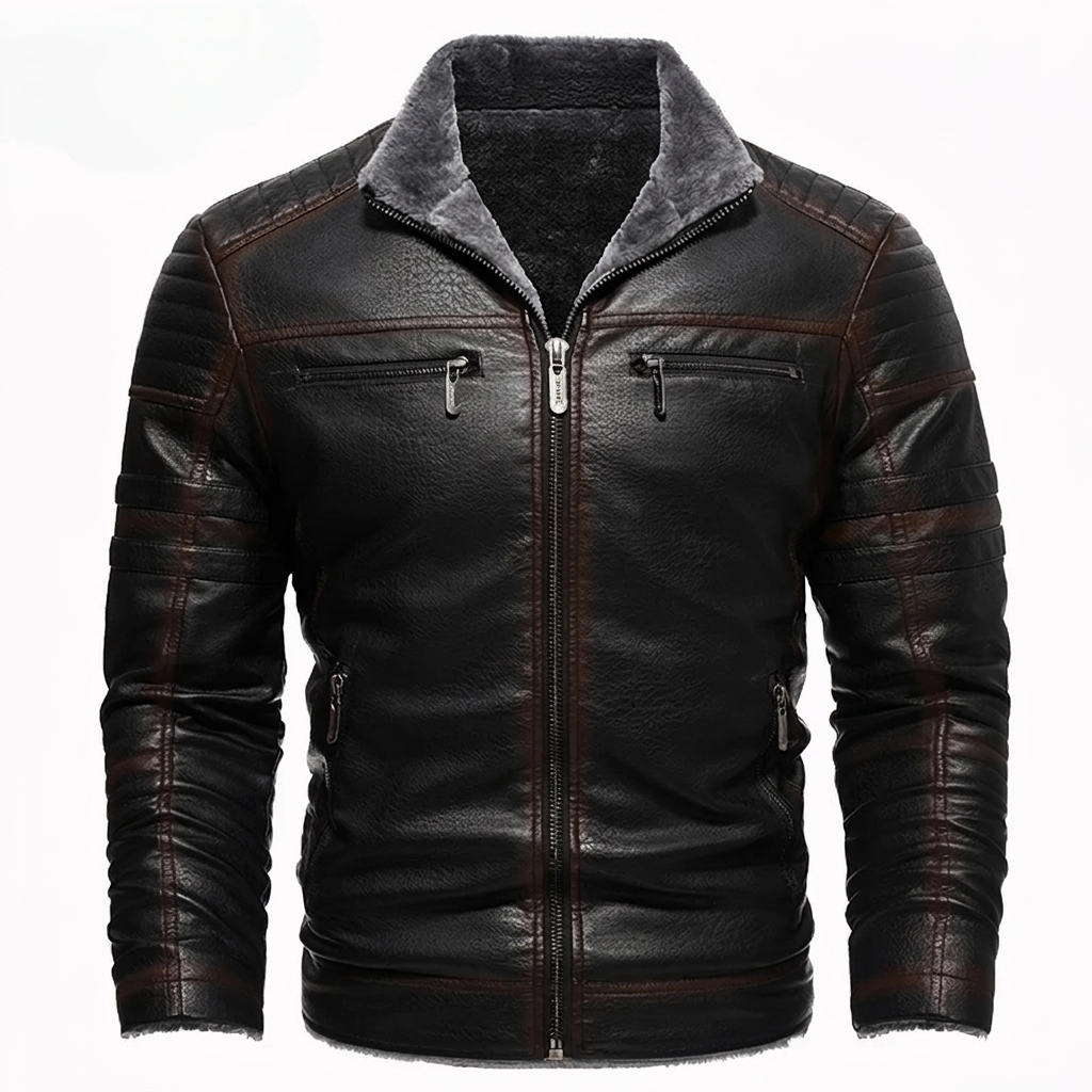 Laluna® | Winter Leren Heren Jas