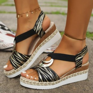 Comfortabele Ergonomische Sandalen met Verhoogde Hak