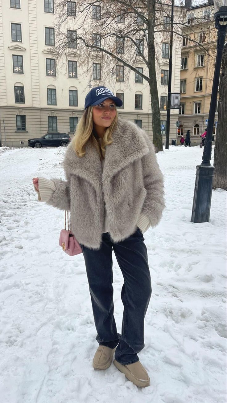 LALUNA® | FAUX FUR COAT