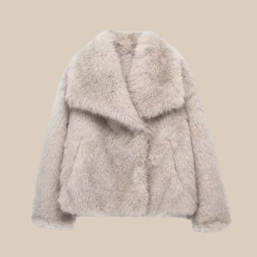 LALUNA® | FAUX FUR COAT