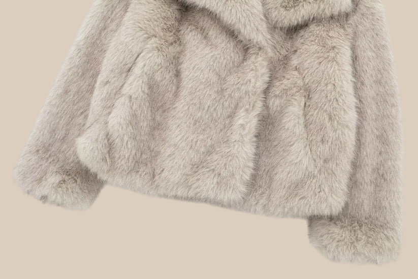 LALUNA® | FAUX FUR COAT