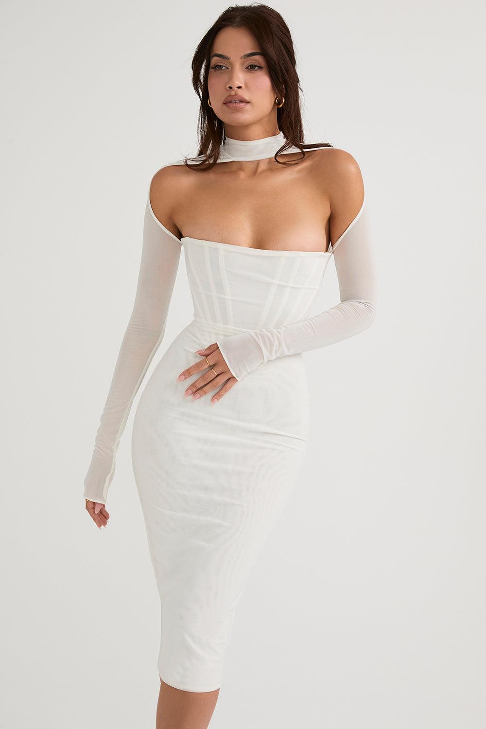 Laluna® | Midi Jurk Korset
