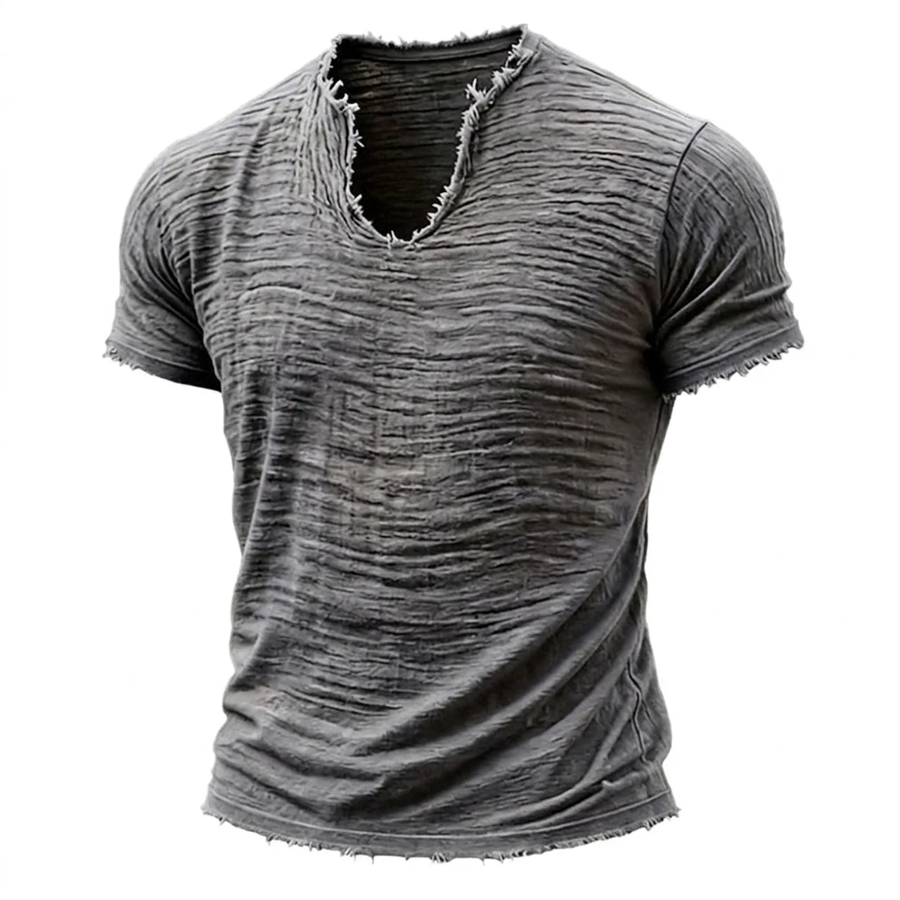 Laluna® | Vintage T-shirt Met V-hals