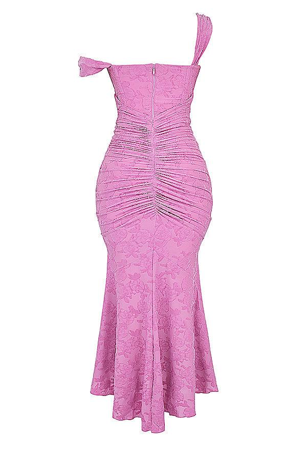 Laluna® | Getextureerd Maxi Jurk