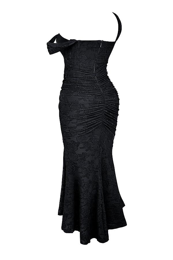 Laluna® | Getextureerd Maxi Jurk