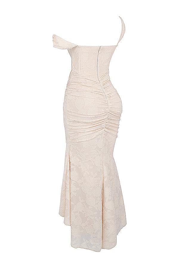 Laluna® | Getextureerd Maxi Jurk