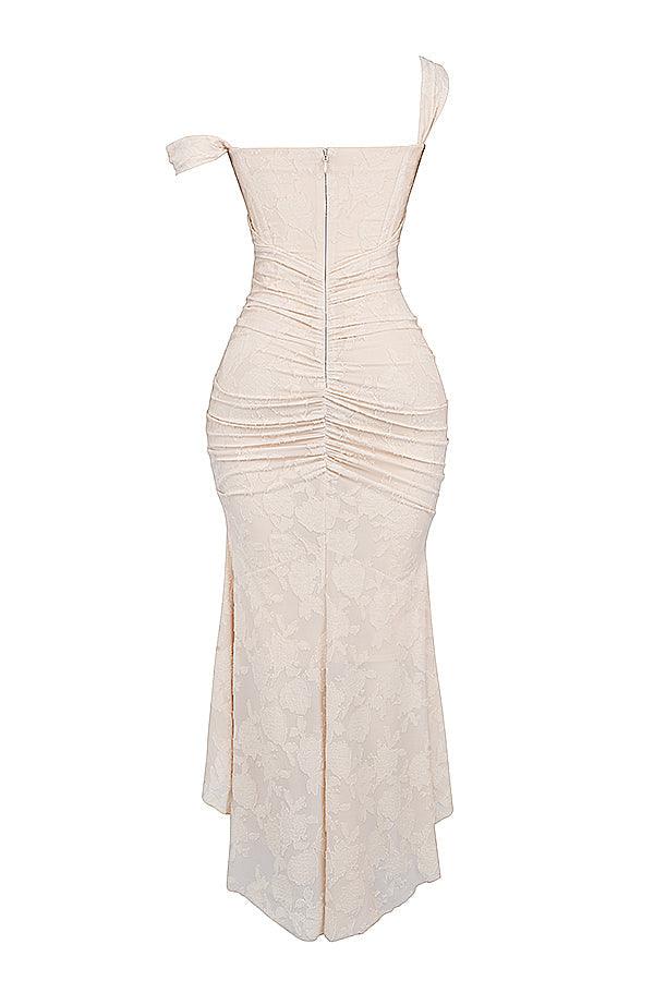 Laluna® | Getextureerd Maxi Jurk