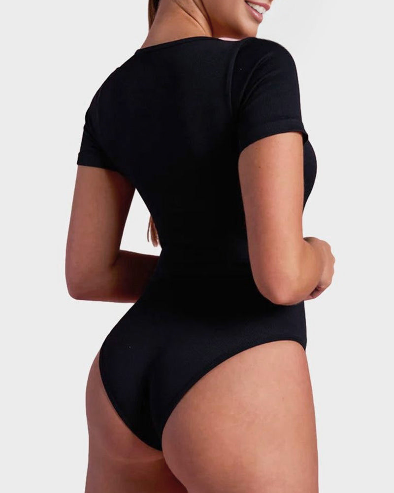 LALUNA® |  BASIC SQUARE NECK BODYSUIT