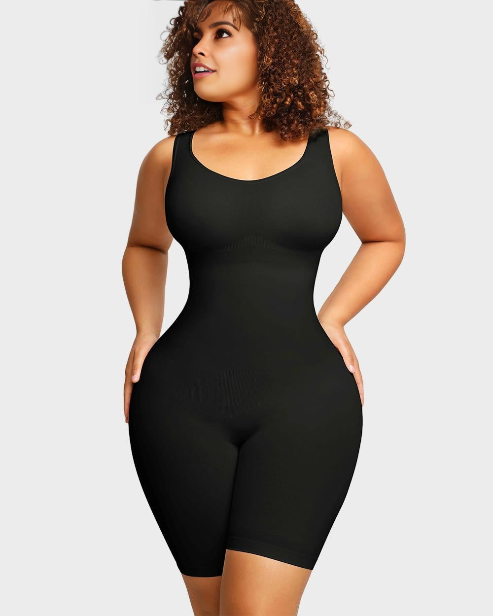 LALUNA® |  SEAMLESS MID THIGH BODYSUIT