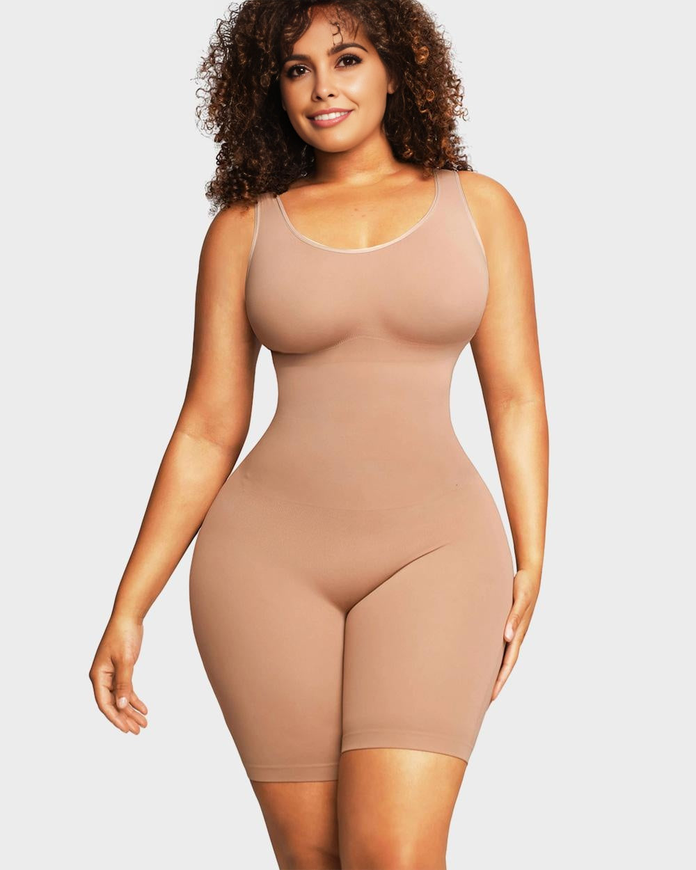 LALUNA® |  SEAMLESS MID THIGH BODYSUIT