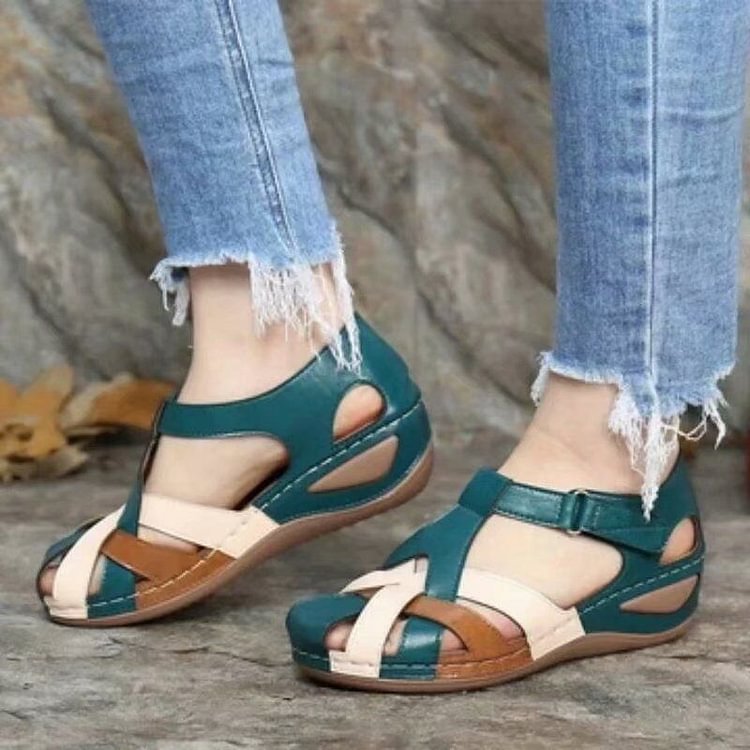 Laluna® | Ondersteunende Leren Sandalen