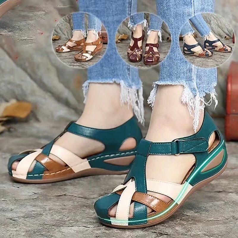 Laluna® | Ondersteunende Leren Sandalen